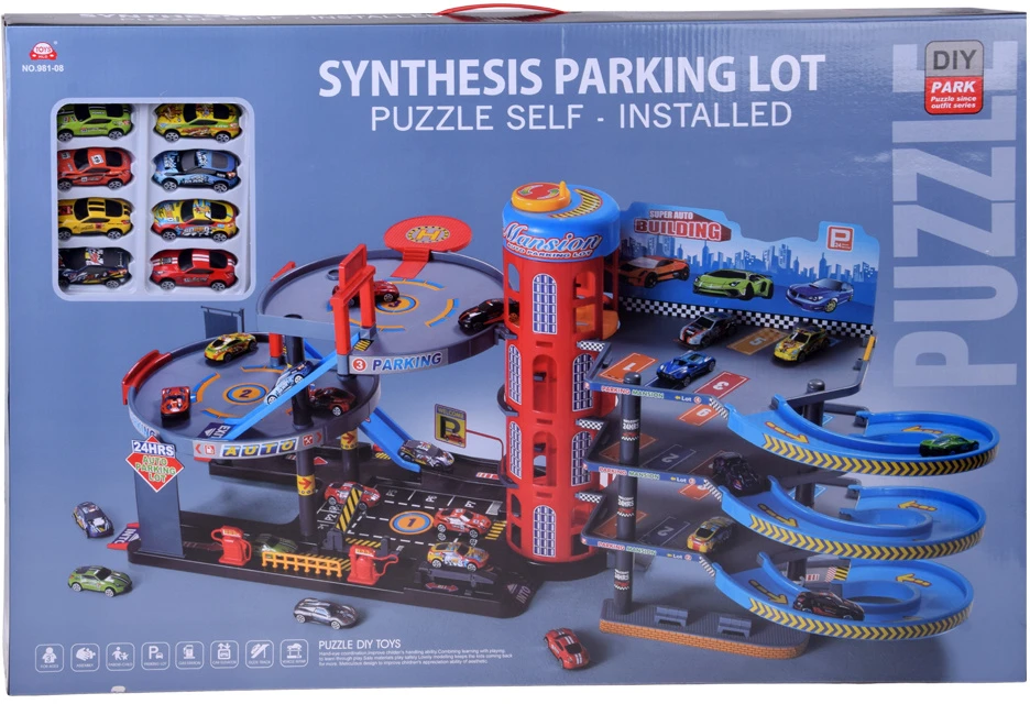 Jokomisiada Huge PARKING GARAGE - elevator, ramps, exits, movable elements + springs ZA6199