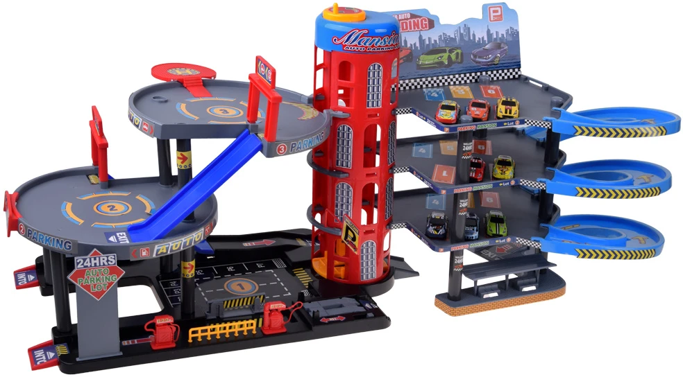 Jokomisiada Huge PARKING GARAGE - elevator, ramps, exits, movable elements + springs ZA6199