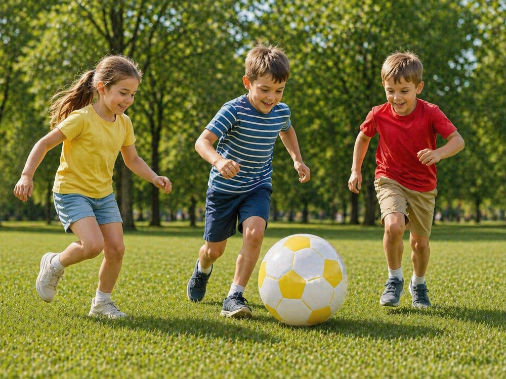 Jokomisiada Inflatable LED Ball for Kids 67 cm – Lightweight, Glowing, Perfect for Play SP0869