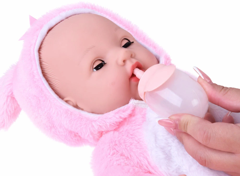 Jokomisiada Interactive BOBAS doll 40cm Drinks, pees + accessories with functions ZA6311