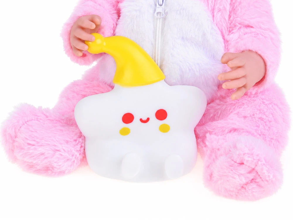 Jokomisiada Interactive BOBAS doll 40cm Drinks, pees + accessories with functions ZA6311