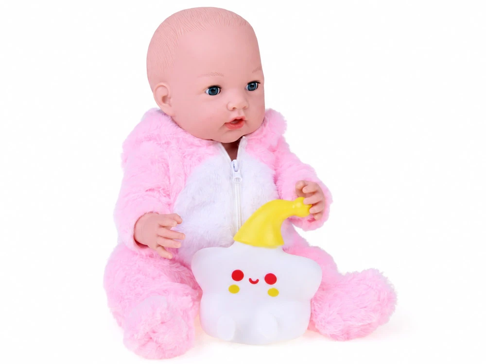 Jokomisiada Interactive BOBAS doll 40cm Drinks, pees + accessories with functions ZA6311