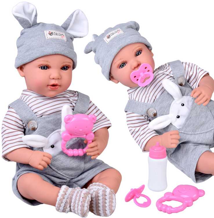 Jokomisiada Interactive BOBAS doll 46cm - in mėlynas shorts + accessories ZA5835