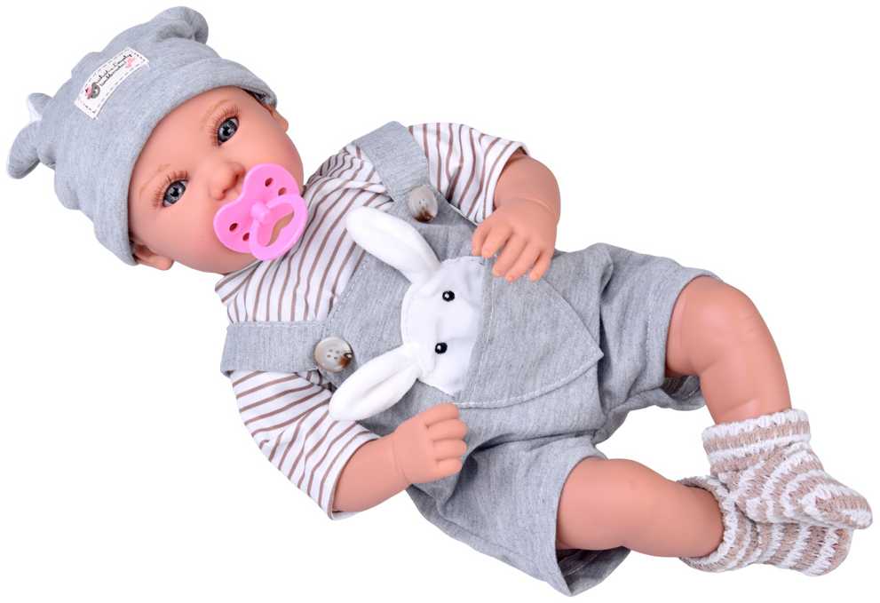 Jokomisiada Interactive BOBAS doll 46cm - in mėlynas shorts + accessories ZA5835