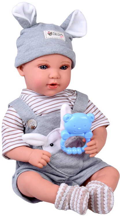 Jokomisiada Interactive BOBAS doll 46cm - in mėlynas shorts + accessories ZA5835
