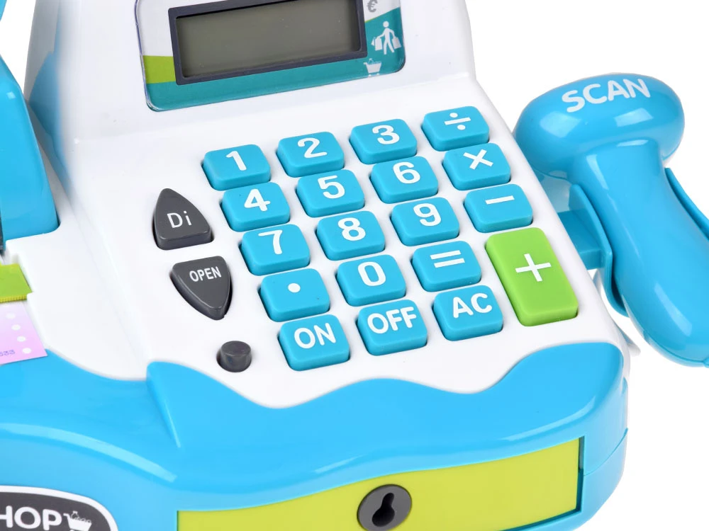 Jokomisiada INTERACTIVE cash register for children - reader, scale, receipt 21 pieces ZA6196