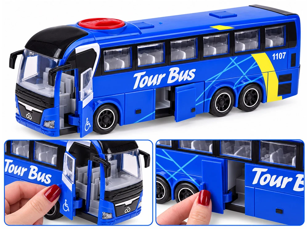 Jokomisiada Interaktyvus COACH – atidaromas autobusas su šviesomis ir garsais 1:16 ZA6388