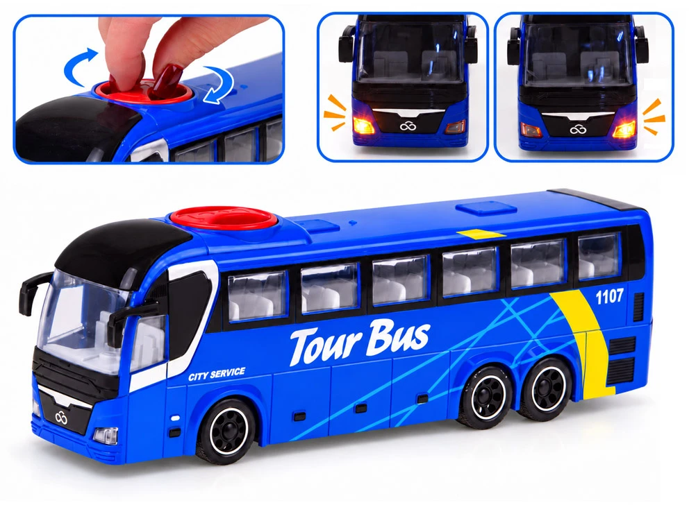 Jokomisiada Interaktyvus COACH – atidaromas autobusas su šviesomis ir garsais 1:16 ZA6388