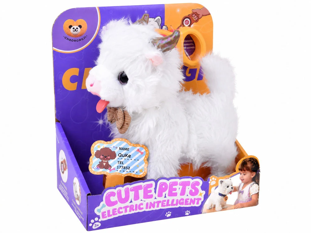Jokomisiada Interactive Cow on a Leash Walks Sings Moves Head ZA6274
