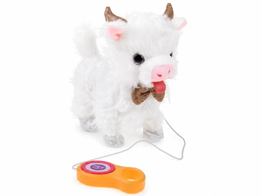Jokomisiada Interactive Cow on a Leash Walks Sings Moves Head ZA6274