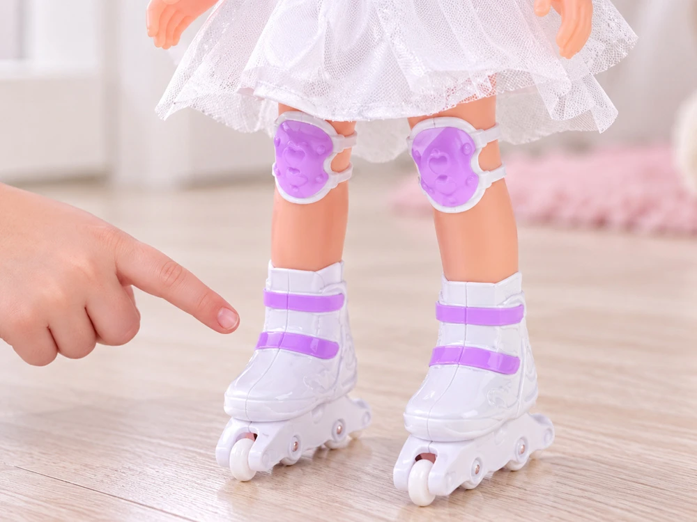 Jokomisiada Interactive Dancing Doll on Roller Skates 35cm Plays Melodies ZA6362
