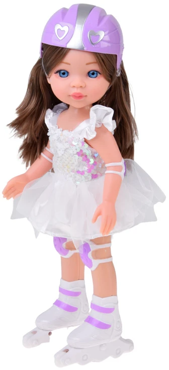 Jokomisiada Interactive Dancing Doll on Roller Skates 35cm Plays Melodies ZA6362