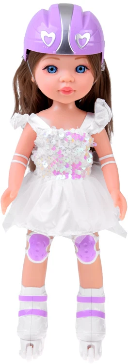 Jokomisiada Interactive Dancing Doll on Roller Skates 35cm Plays Melodies ZA6362