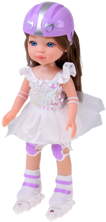Jokomisiada Interactive Dancing Doll on Roller Skates 35cm Plays Melodies ZA6362