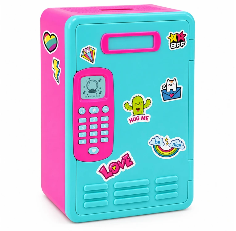 Jokomisiada Interactive Locker Money Box Password Safe Music Maths Game ZA6355