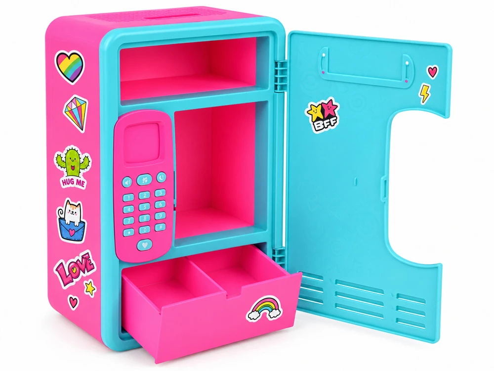 Jokomisiada Interactive Locker Money Box Password Safe Music Maths Game ZA6355