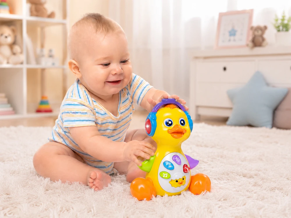 Jokomisiada Interactive Musical Duck for Children – Walks, Dances and Sings ZA6550