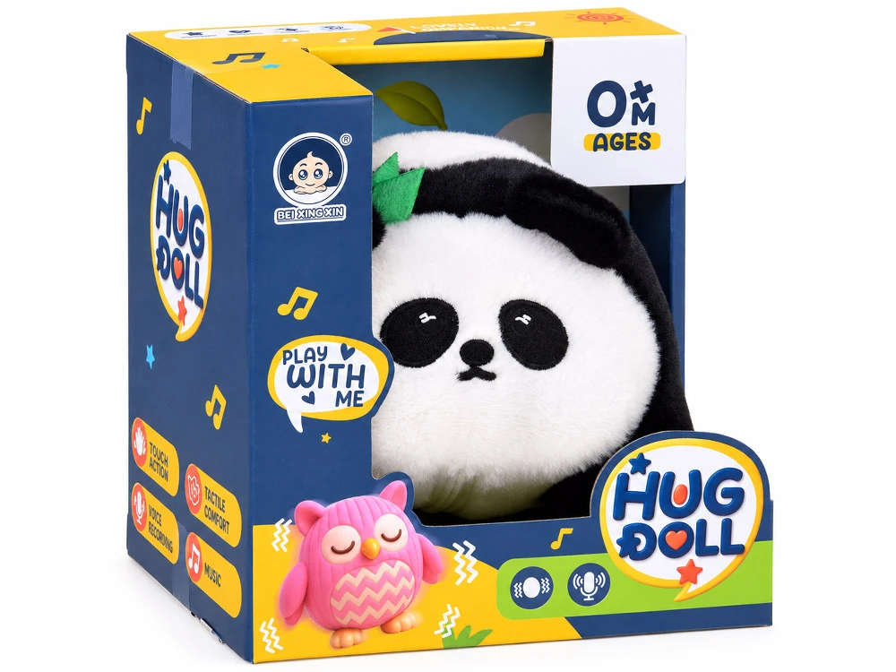 Jokomisiada Interactive Panda - records, vibrates and jumps to 30 melodies ZA6366