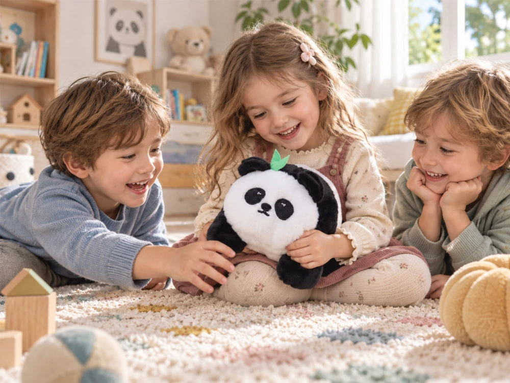 Jokomisiada Interactive Panda - records, vibrates and jumps to 30 melodies ZA6366