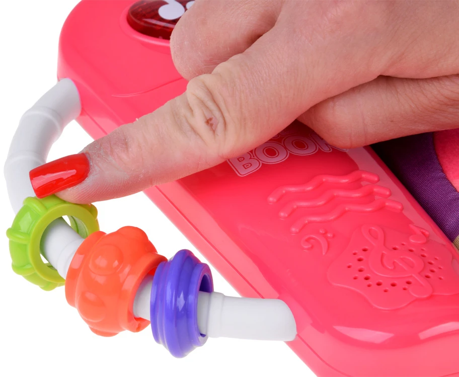 Jokomisiada Interactive Sensory Book with Melodies, Teether and Mirror ZA6348