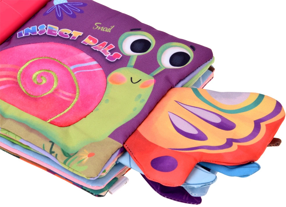 Jokomisiada Interactive Sensory Book with Melodies, Teether and Mirror ZA6348