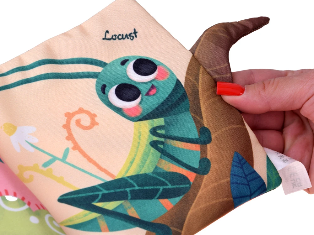 Jokomisiada Interactive Sensory Book with Melodies, Teether and Mirror ZA6348