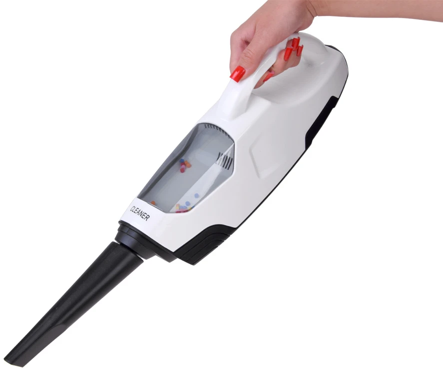 Jokomisiada Interactive VACUUM CLEANER for children 2 in 1 vertical and handheld ZA6317