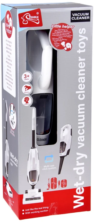 Jokomisiada Interactive VACUUM CLEANER for children 2 in 1 vertical and handheld ZA6317