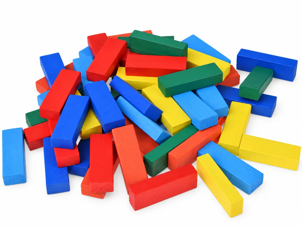 Jokomisiada JENGA wobbly tower arcade game - wooden blocks ZA6636