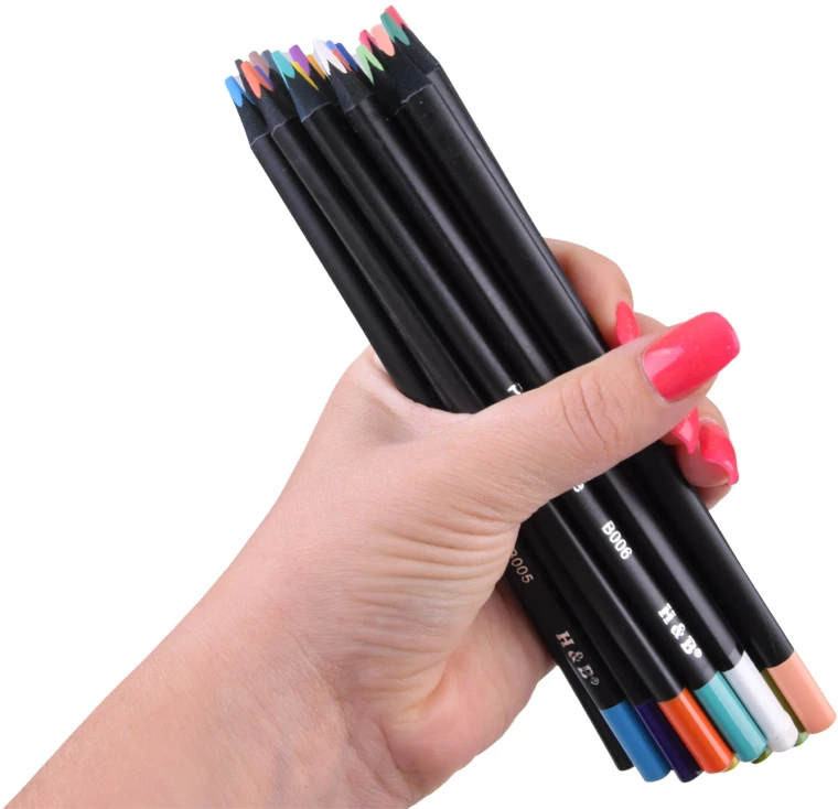 Dėlionė Jokomisiada Juodas Edition Colored Pencils 24 Colors 3.3 mm AP0124