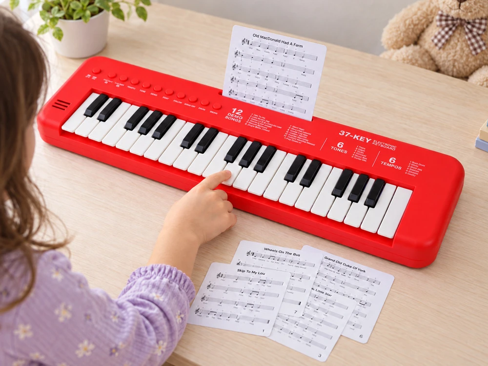 Jokomisiada Keyboard interactive organ for children 37-keys + microphone IN0190
