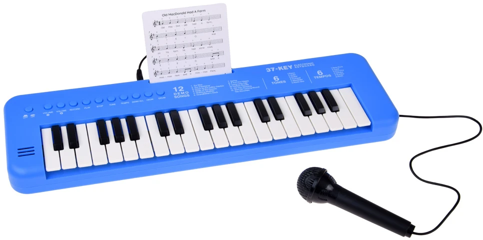 Jokomisiada Keyboard interactive organ for children 37-keys + microphone IN0190