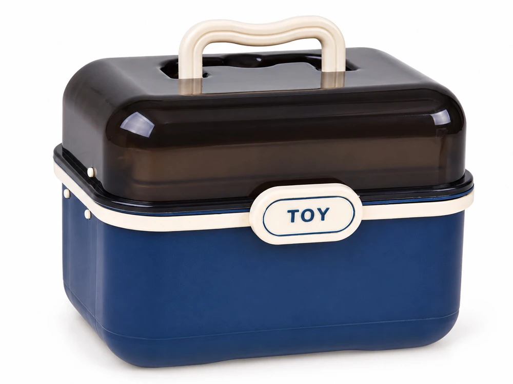 Jokomisiada Large hairdressing set in a carry case – "little hairdresser" kit for children (ZA6614)