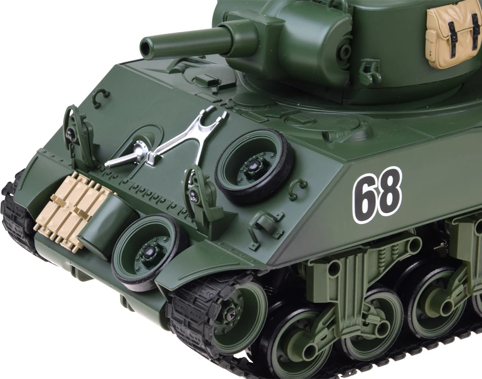 Jokomisiada Large Remote-Controlled RC Tank That Shoots BBs, with Remote Control RC0769