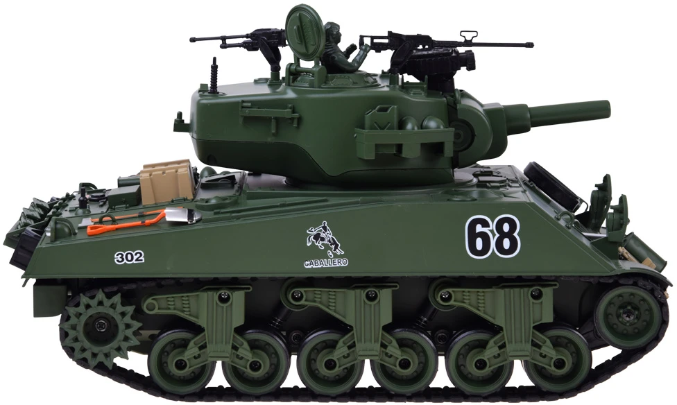 Jokomisiada Large Remote-Controlled RC Tank That Shoots BBs, with Remote Control RC0769