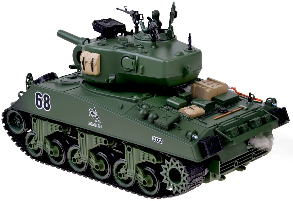 Jokomisiada Large Remote-Controlled RC Tank That Shoots BBs, with Remote Control RC0769