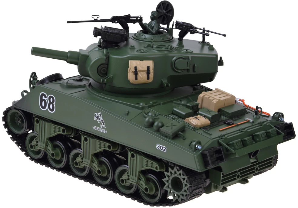 Jokomisiada Large Remote-Controlled RC Tank That Shoots BBs, with Remote Control RC0769