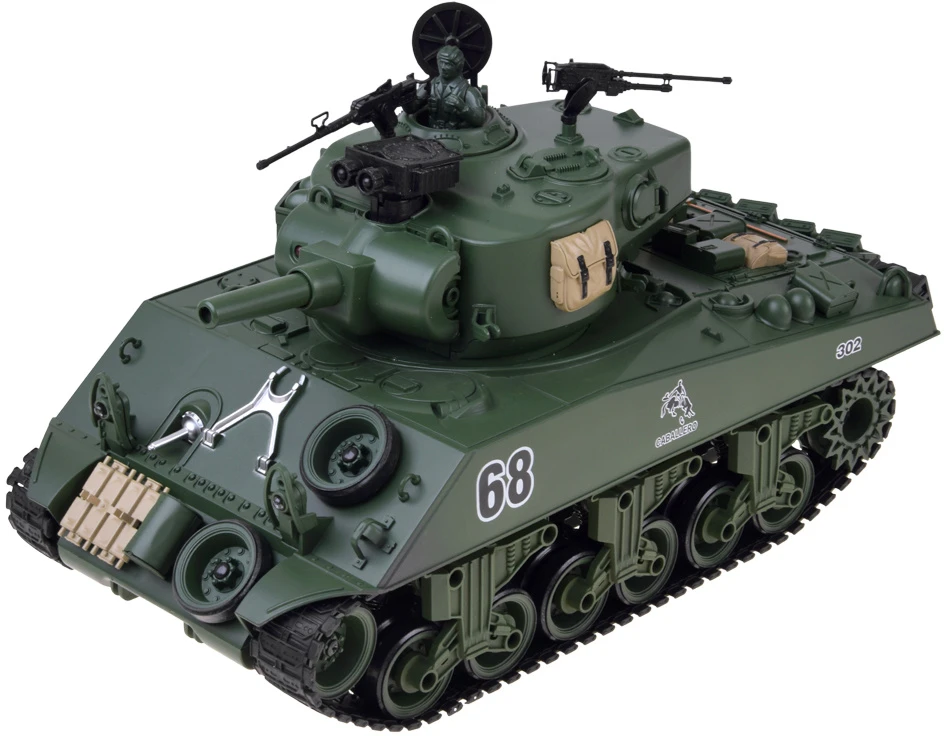Jokomisiada Large Remote-Controlled RC Tank That Shoots BBs, with Remote Control RC0769