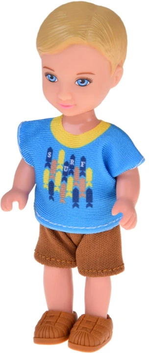Jokomisiada Large set of doll family parents + children small dolls accessories ZA5421