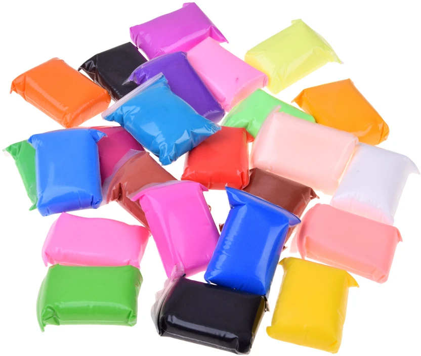 Jokomisiada Lightweight Foam Modelling Clay 24 Colours with Sculpting Tools ZA6288