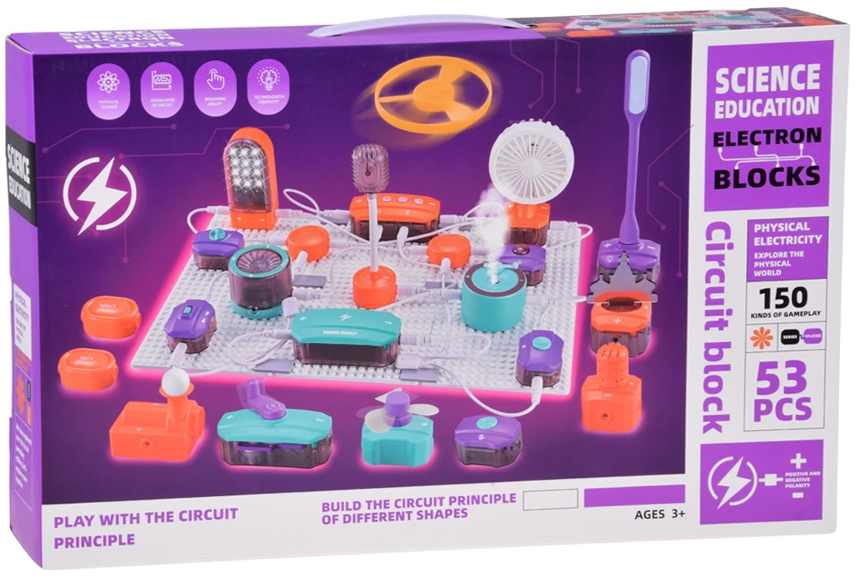 Jokomisiada LITTLE ELECTRONIC - an extensive educational kit for 151 experiments ZA6310