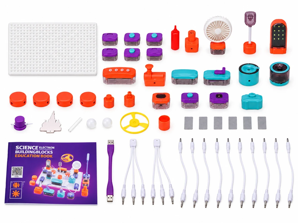 Jokomisiada LITTLE ELECTRONIC - an extensive educational kit for 151 experiments ZA6310