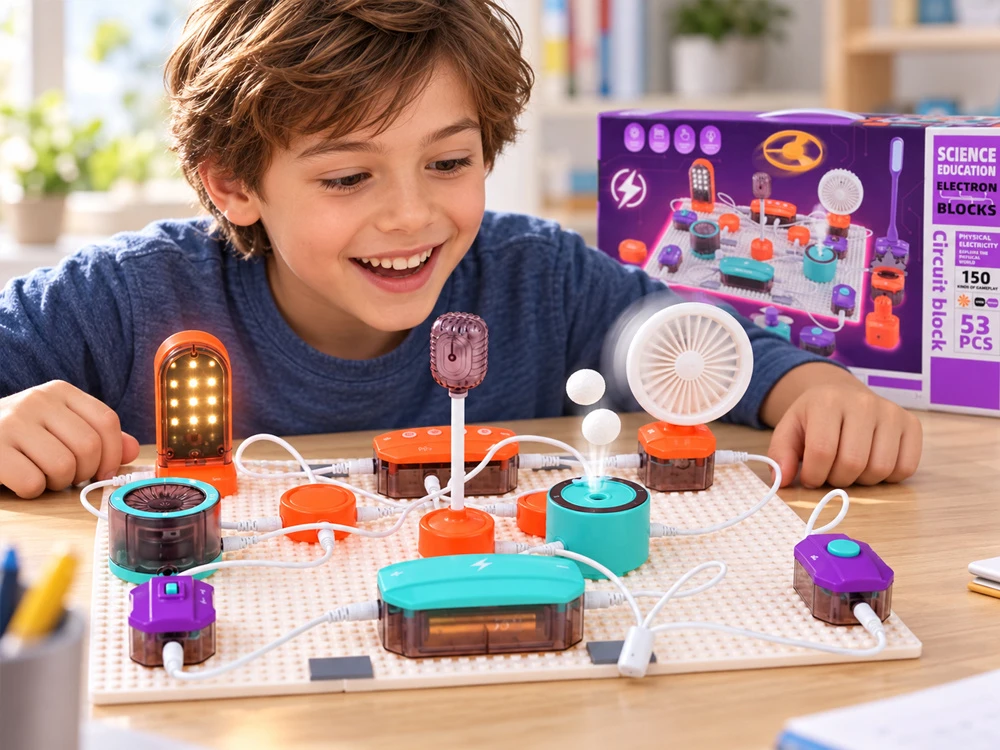 Jokomisiada LITTLE ELECTRONIC - an extensive educational kit for 151 experiments ZA6310
