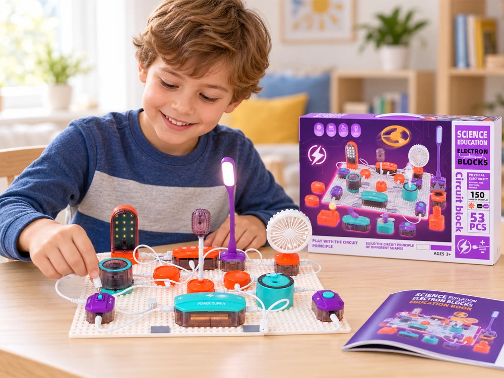 Jokomisiada LITTLE ELECTRONIC - an extensive educational kit for 151 experiments ZA6310