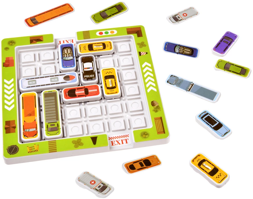 Dėlionė Jokomisiada Logic game PARKING puzzle - parking lock OFFLINE VERSION ZA6284