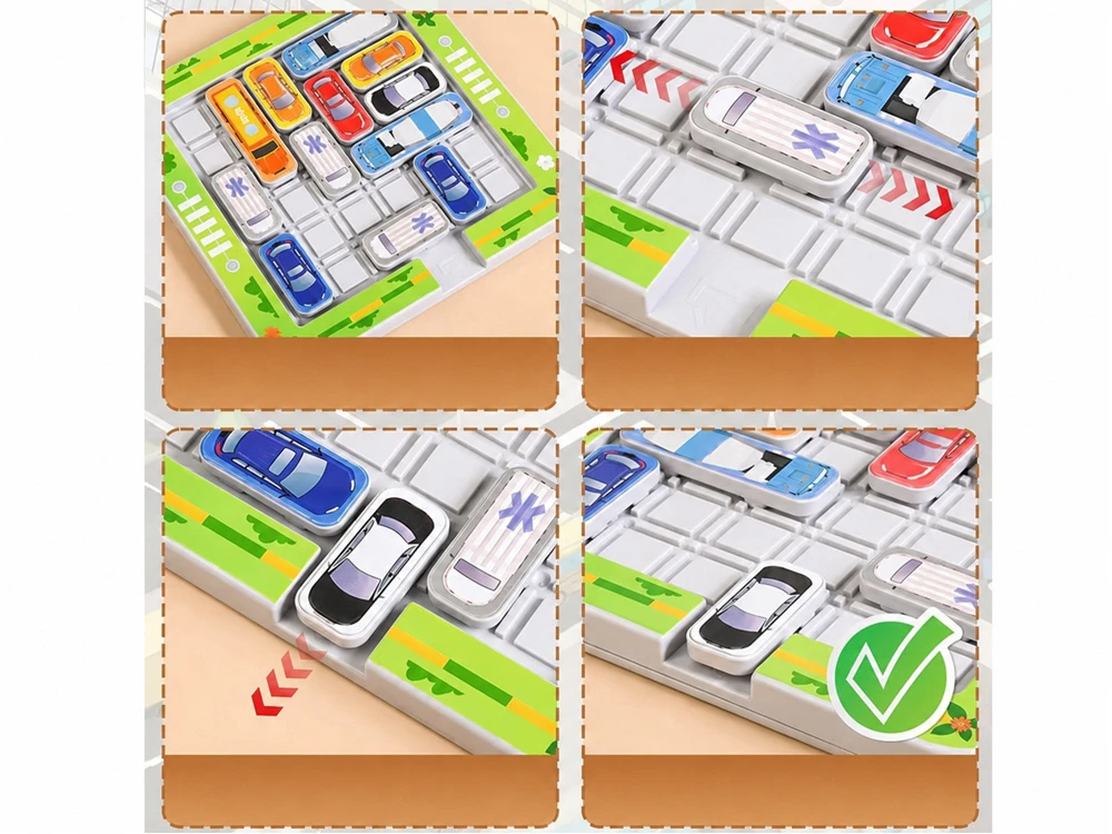 Dėlionė Jokomisiada Logic game PARKING puzzle - parking lock OFFLINE VERSION ZA6284