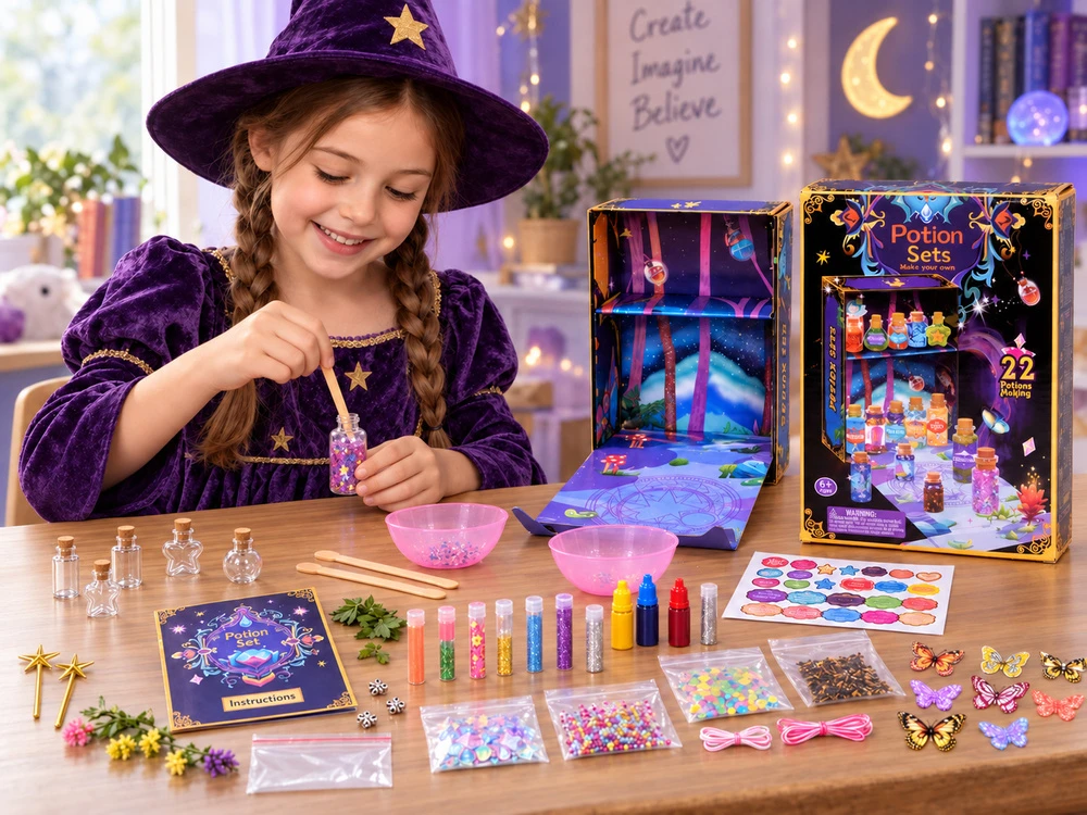 Jokomisiada Magic Potion Making Set Magical Mixtures Glitter ZA6336