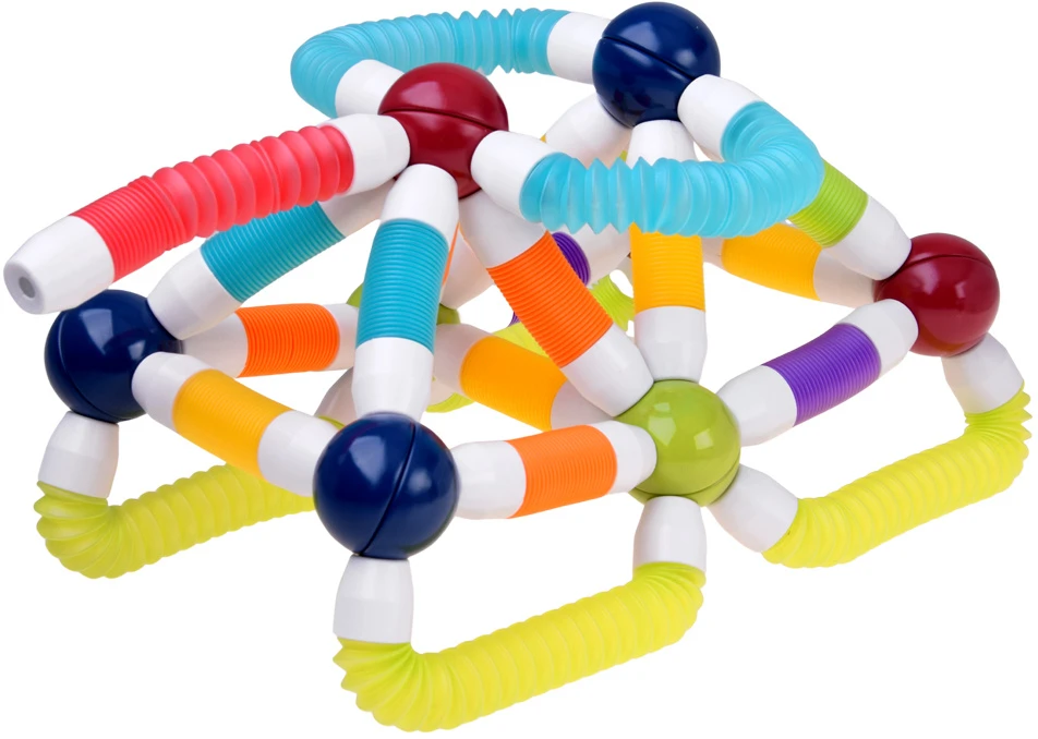 Jokomisiada Magnetic blocks TUBES - flexible construction set 226pcs ZA6547