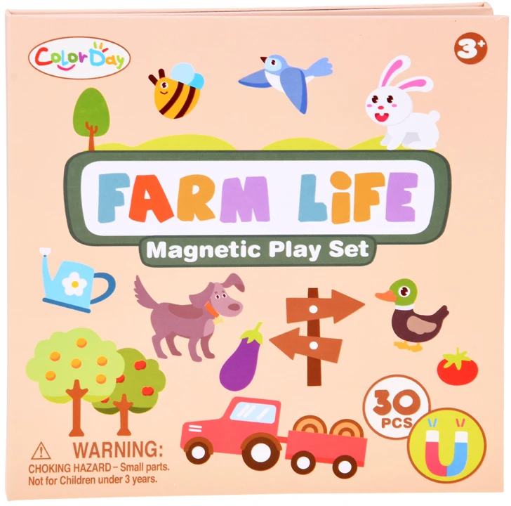 Dėlionė Jokomisiada Magnetic Farm Puzzle Animals Board 30 Magnets ZA6405
