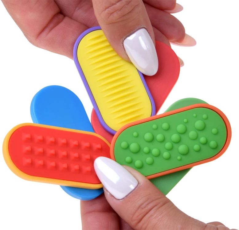 Jokomisiada Magnetic Sensory Fidget Sliders Set of 6 Textured Toys ZA6422